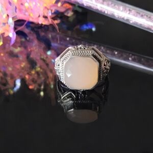 Nicky Butler 925 Sterling Silver Designer Pink Chalcedony Ring NWT Size 8 NB